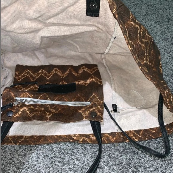 Free People Me & Kashmiere Shibori Tote Bag TieDye Z467-2 - Picture 5 of 5